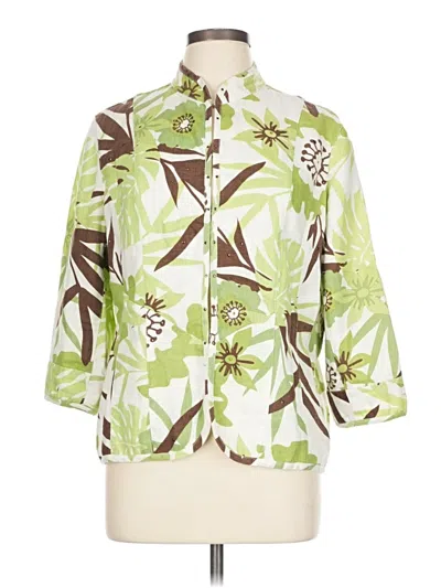 Pre-owned Multiples Cardigan Sweater In Green