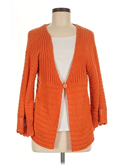 Pre-owned Multiples Cardigan Sweater In Orange