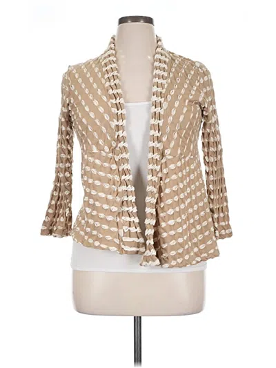 Pre-owned Multiples Cardigan Sweater In Tan