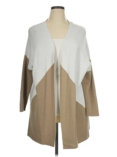 Pre-owned Multiples Cardigan Sweater In Tan