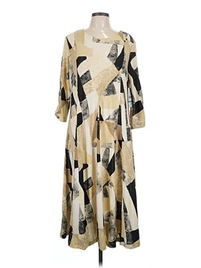 Multiples Casual Dress In Gold