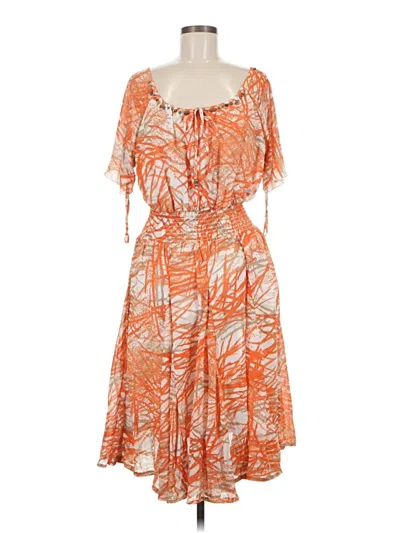 Pre-owned Multiples Cocktail Dress In Orange