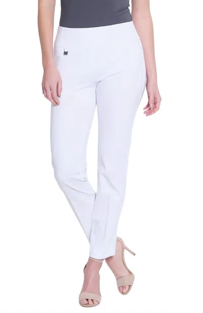 Multiples Easy Fit Ankle Pants In White