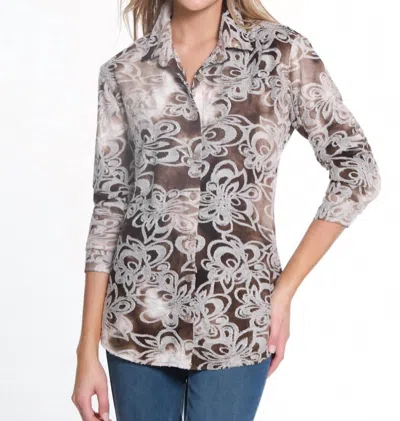 Multiples Get In Line Top In Brown