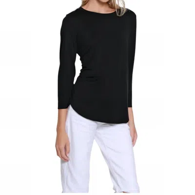 Multiples Hi-lo Top In Black