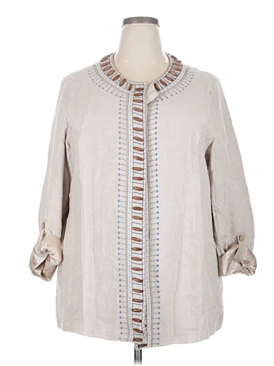 Pre-owned Multiples Jacket In Ivory