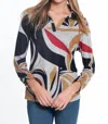 Multiples Johnnie Top In Multi