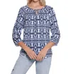 Multiples Good Time Top In Blue