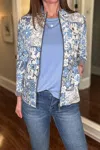 Multiples Quilted Reversible Jacket In Multi Color In Multi