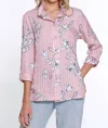 Multiples River Run Top In Blush
