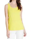 Multiples Watch It Fall Scoop Tank In Maize In Orange