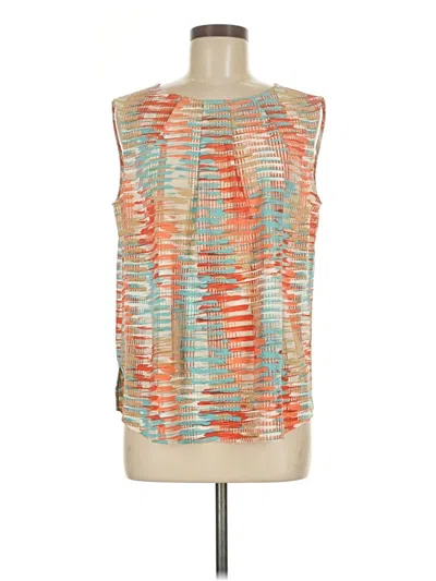 Pre-owned Multiples Sleeveless Blouse In Orange