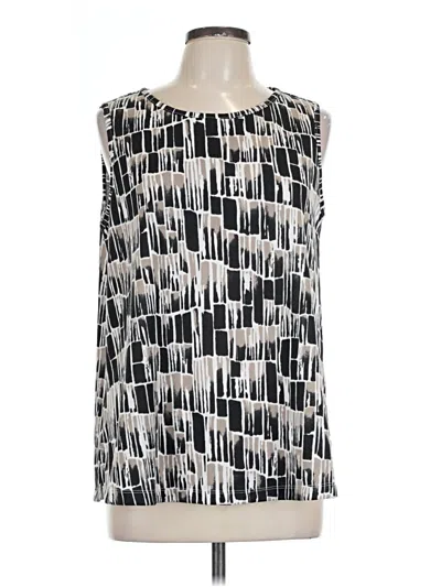 Pre-owned Multiples Sleeveless Blouse In Silver