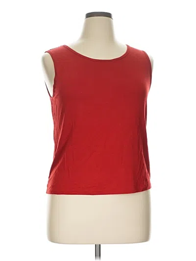 Pre-owned Multiples Sleeveless T-shirt In Red