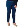 Multiples Slimsation Ankle Pant In Denim In Multi