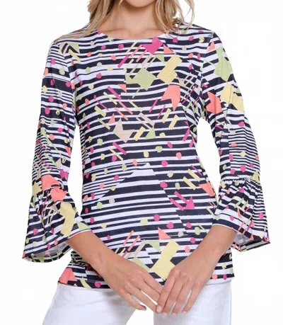 Multiples Thinking About You Top In Black Multi