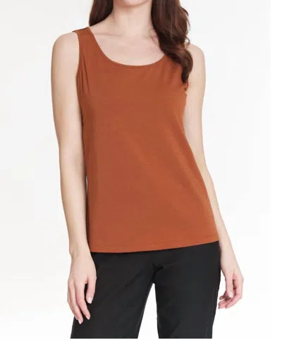 Multiples Trip Tank In Caramel In Brown