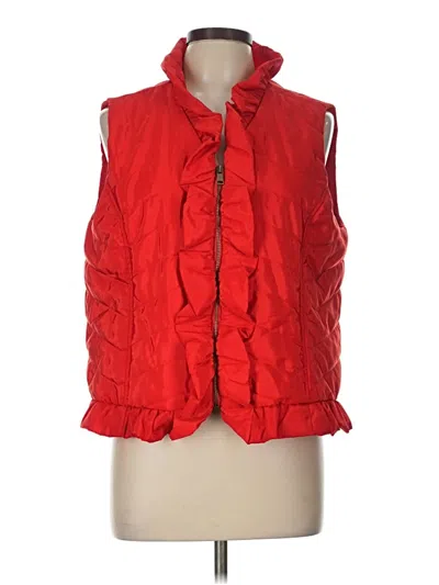 Pre-owned Multiples Vest In Red