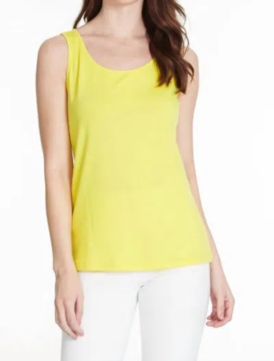 Multiples Watch It Fall Scoop Tank In Maize In Yellow