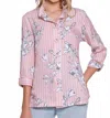 Multiples River Run Top In Blush In Pink