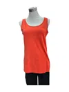 Multiples Double Scoop Neck Tank In Red In Red