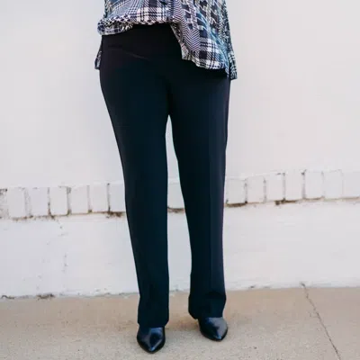 Multiples Women's Slim-sation Relaxed Leg Pant In Intgry In Animal Print