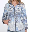 Multiples Quilted Reversible Jacket In Multi Color In Multi
