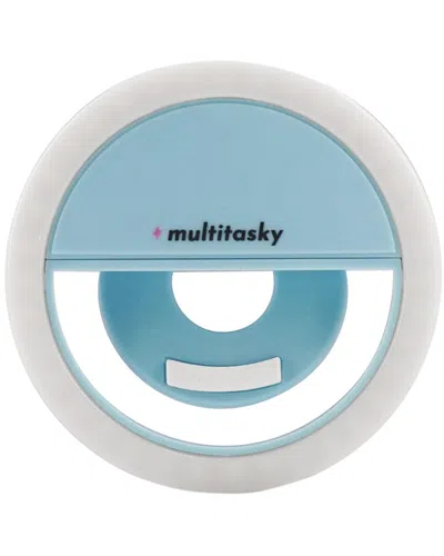 Multitasky Clip-on Mini Phone Selfie Ring Light In Transparent
