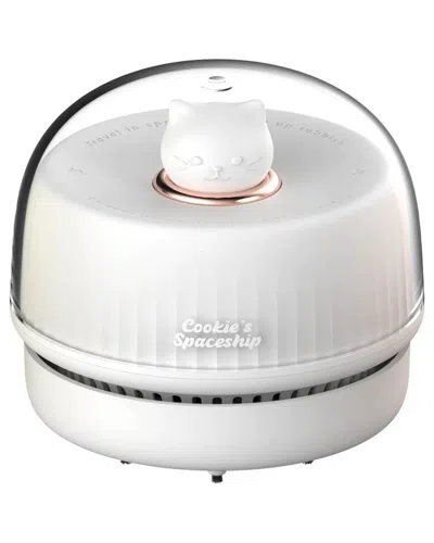 Multitasky Kitty White Desktop Vacuum In Blue