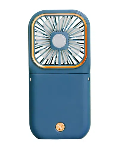 Multitasky Phonepal 3-in-1: Cooling Fan/power Bank/phone Stand In Transparent