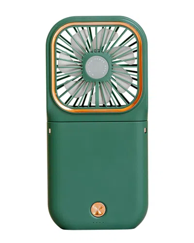 Multitasky Phonepal 3-in-1: Cooling Fan/power Bank/phone Stand In Transparent
