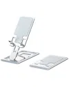Multitasky Slim/compact Silver Foldable Phone Holder In Gray