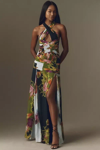 Muma World Andressea Maxi Dress In Multi