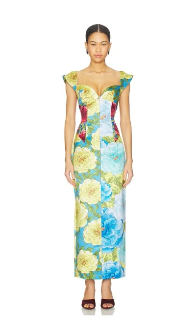 Muma World Celine Dress In Multi