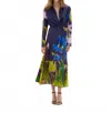 Muma World In The Garden Venus Maxi Dress In Multi In Multi