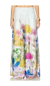 Muma World In The Garden Wide Leg Pants In Multi