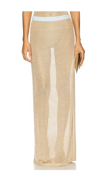 Muma World Long Skirt In Neutral
