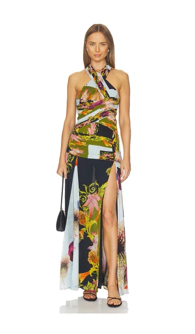 Muma World Understory Andressea Dress In Multi