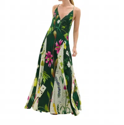 Muma World Versailles Altair Dress In Green In Multi