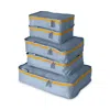 Mumi Packing Cubes, Set Of 5 In Orange