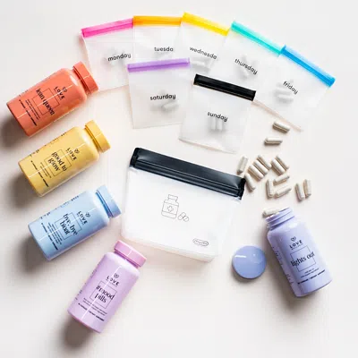 Mumi Pill Pouches, Set Of 8 In No Color