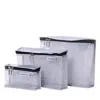 Mumi Toiletry Cubes, Set Of 3 In Black