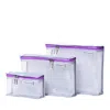 Mumi Toiletry Cubes, Set Of 3 In Purple