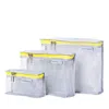 Mumi Toiletry Cubes, Set Of 3 In Yellow