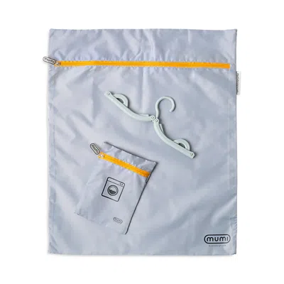 Mumi Travel Laundry Bag Set In Orange