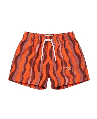 Mumzers Boys' Tangerine Flows Swimzers - Little Kid, Big Kid In Orange