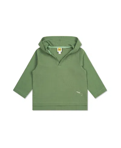 Mumzers Unisex Camo Quest Breezer Hoodie - Little Kid, Big Kid In Green
