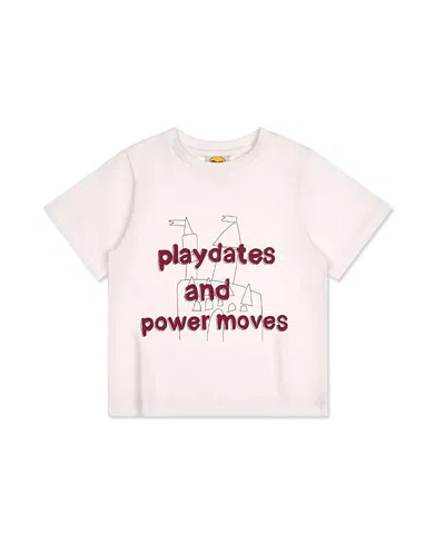 Mumzers Unisex Playdates T-shirt - Little Kid, Big Kid In Neutral