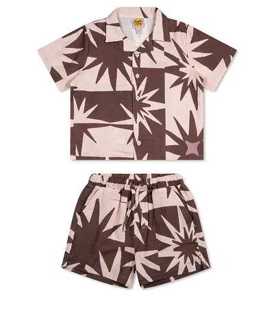 Mumzers Unisex Pow Pow Pals Setzers - Little Kid, Big Kid In Brown