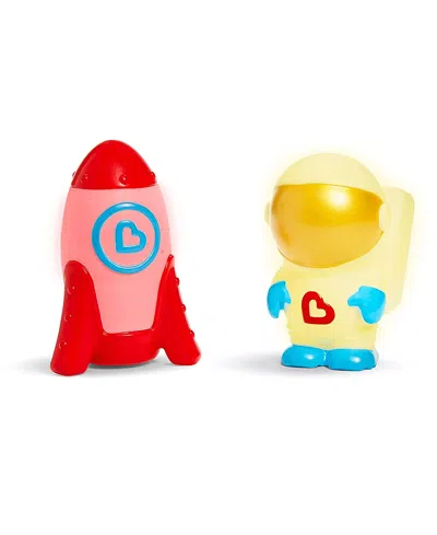Munchkin Galaxy Buddies Water Safe Light Up Bath Toy, 2 Pack - Ages 12 Months+
